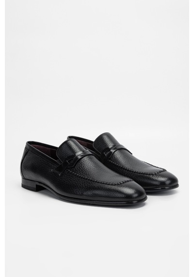 Valmenti Erkek Siyah Gyk Hakiki Deri Loafer Ayakkabı 342 8713 Erk Ayk Sk23/24 Siyah
