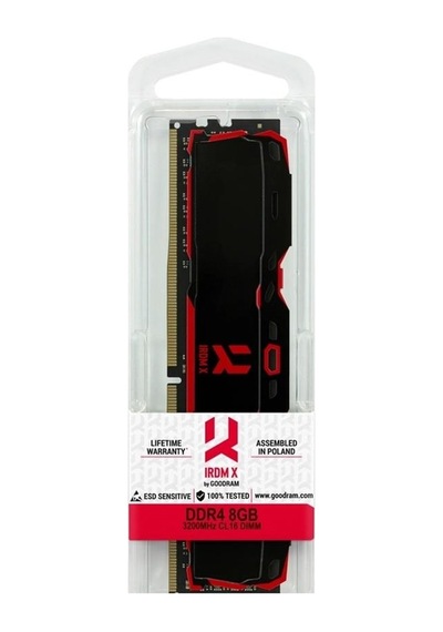 Goodram 8gb 3200mhz Ddr4 Cl22 1.1v Ir-x3200d464l16sa-8g Soğutuculu Kutulu Pc Bellek