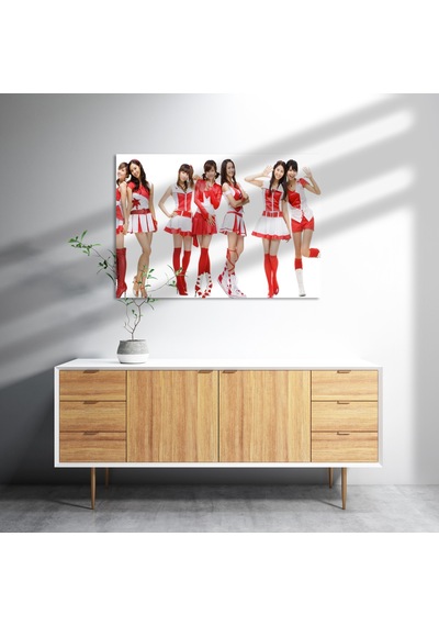 Cakasepetim Kırmızılı Girls Generation Kızlar Ahşap Mdf Tablo