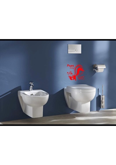 Wc Sticker-banyo Sticker-komik Sticker-ev Dekor-0 Renkli