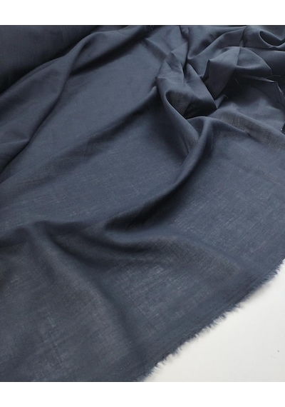 Lacivert Pamuk Vual 145x350cm-10700 Lacivert