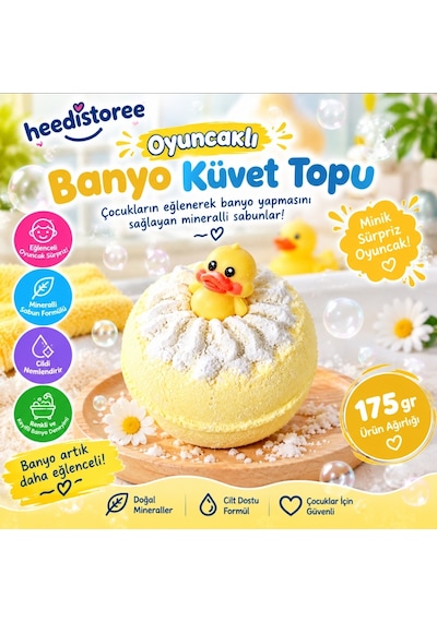 175gr Oyuncaklı Banyo Küvet Topu Mavi 1 Adet Lavanta - Limon