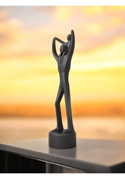 Babaya En Anlamlı Hediye Modern Figürlü Heykel 3d Yazıcı Üretimi Pla 13 Cm 20 X 8
