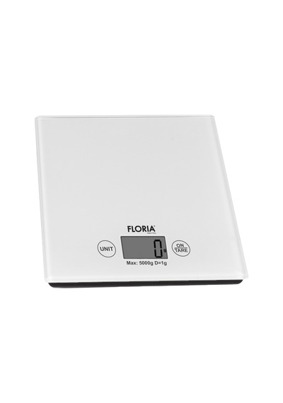 Zln1685 Dijital Mutfak Tartısı Hassas Ölçüm Lcd Ekran 5 Kg Kapasiteli Beyaz