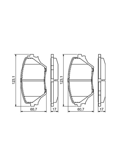 Toyota Rav4 2.0 2000-2005 Bosch Ön Balata