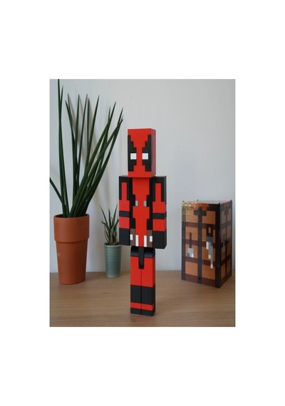 Minecraft Deadpool Figür