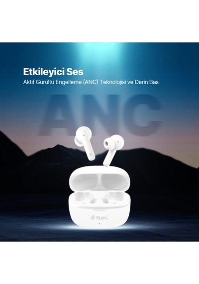 Ttec AirBeat 2KM154  Pro ANC Gerçek Kablosuz TWS Bluetooth Kulaklık
