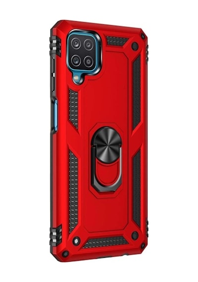 Teknomoda Samsung Uyumlu Galaxy M12 Tank Kilif Yüzüklü Standli Korumali Kapak 379841464