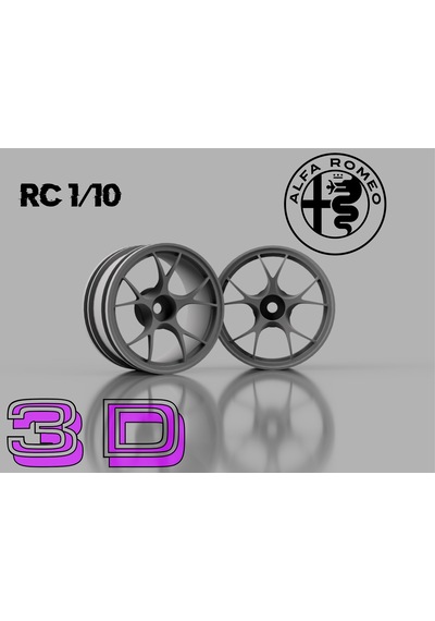 Rc 1/10 Alfa Romeo Giulia Qv Jant Replikası