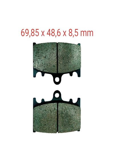 SKM KAWASAKİ UYUMLU ÖN FREN DİSK BALATASI FA158 ZZR 600 KLZ 1000