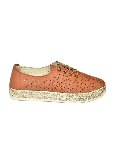 Fox Shoes U555100103 Taba Hakiki Deri Günlük Kadın Ayakkabı Taba-hakiki Deri Taba