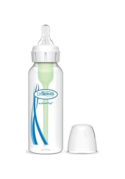 8 Oz/ 250 Ml Dar Ağız Pp Biberon, Tekli Paket Açık