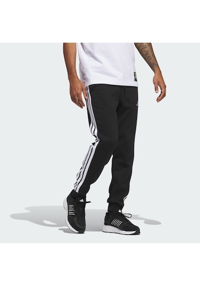 Adidas Essentials 3-stripes Fleece Erkek Polar Eşofman Altı Jd1861 Siyah