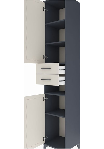 Hyperion Dolap 5 Raflı 2 Çekmeceli 2 Kapaklı 44x44x243 Antrasit-aytaşı Antrasit Hyperion Dolap 5 Raflı 2 Çekmeceli 2 Kapaklı 44x44x243 Antrasit-aytaşı Antrasit