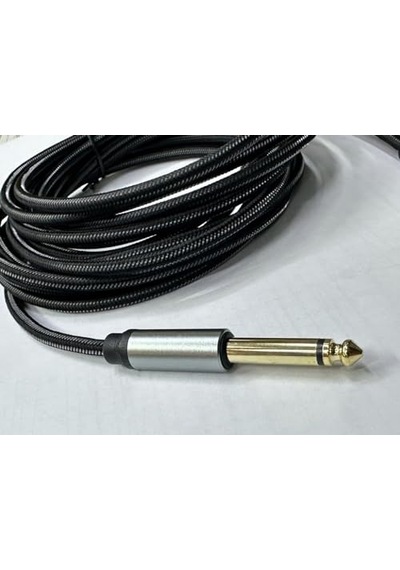 Metre 6.3 Mm Mono Amfi Kablosu 5 Metre 6.3 Mm To 6.3 Mm Kablo