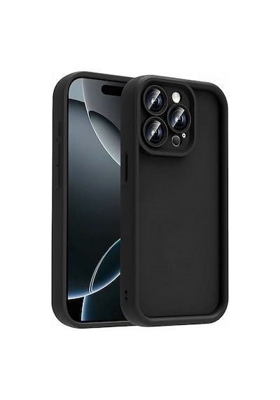 Apple Uyumlu iPhone 16 Pro Max Kamera Çıkıntılı Mat Silikon Telefon Kılıfı