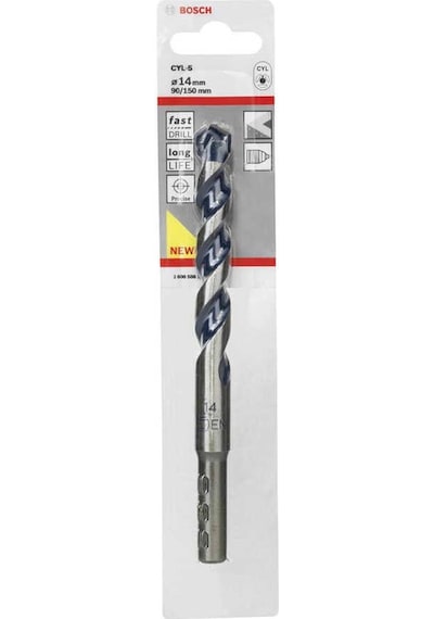 Bosch cyl-5 Serisi, Blue Granite Turbo Beton Matkap Ucu, 14*150 mm-2608588159