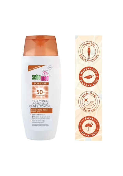 Sun Çok Yönlü Koruyucu Güneş Losyonu Spf50 150ml