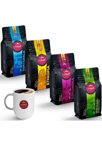Anisah Dünya Filtre Kahve Öğütülmüş 4 x 250 G + Kupa 300 ML