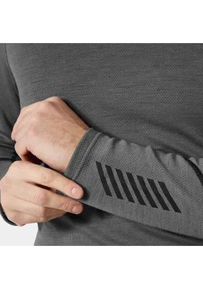 Helly Hansen Helly Hansen Lifa Merino Midweight Crew Erkek Gri İçlik 415