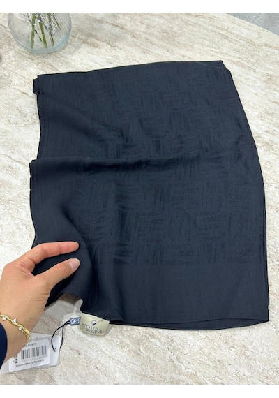 Noura Scarf Diamond Elisa Şal Siyah