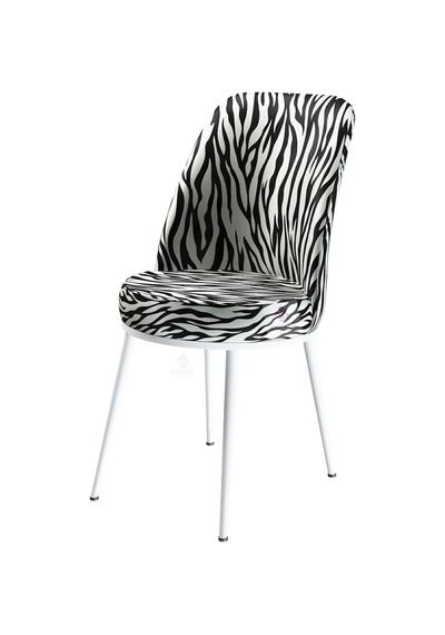 Canisa Concept Zen Serisi 80x132 Mdf Açılabilir Beyaz Masa Takımı Ve 6 Zebra Sandalye Masa Beyaz 6 Sandalye Zebra Desen Canisa Concept Zen Serisi 80x132 Mdf Açılabilir Beyaz Masa Takımı Ve 6 Zebra Sandalye Masa Beyaz 6 Sandalye Zebra Desen