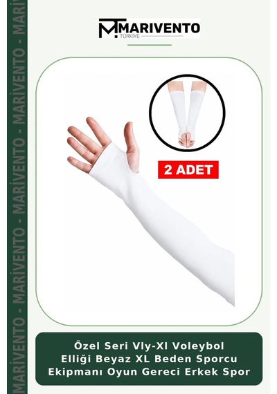 Özel Seri Vly-xl Voleybol Elliği Beyaz Xl Beden Sporcu Ekipmanı Oyun Gereci Erkek Spor