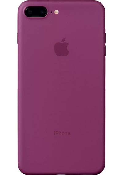 Newface Apple iPhone Uyumlu 8 Plus Kılıf Pp Ultra İnce Kapak - Pembe Diğer