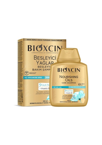 Besleyici Yağlar Şampuan 300 Ml Kuru Ve Yıpranmış Saçlar İçin, 9 Çiçek Yağı, Pantenol Ve Biocomplex B11