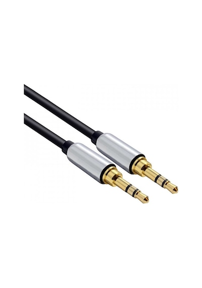 BK Teknoloji Erkek - Erkek Stereo Aux Ses Kablosu 3 M