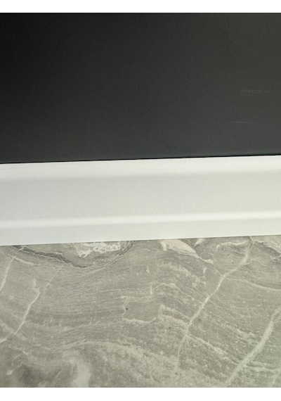 8 Cm Pvc Lake Beyaz Süpürgelik