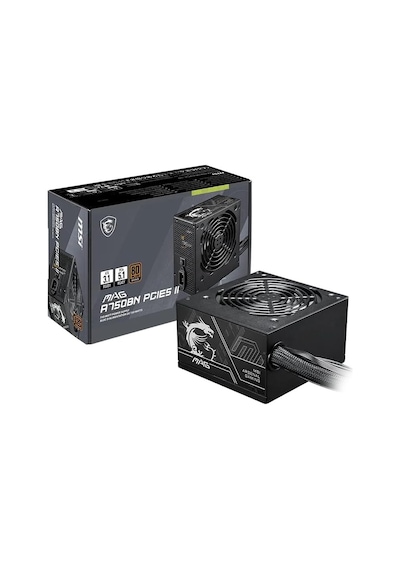 Msı Mag A750bn Pcıe5 Iı 750w 80+ Bronze Atx 3.1 Pcıe 5.1 Power Supply