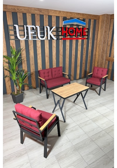 Ard & Garden Kavacık 2 1 1 Masa Bahçe Mobilyası, Balkon Çay Seti, Bahçe Koltuk Takımı, Balkon Takımı Bordo Ard & Garden Kavacık 2 1 1 Masa Bahçe Mobilyası, Balkon Çay Seti, Bahçe Koltuk Takımı, Balkon Takımı Bordo