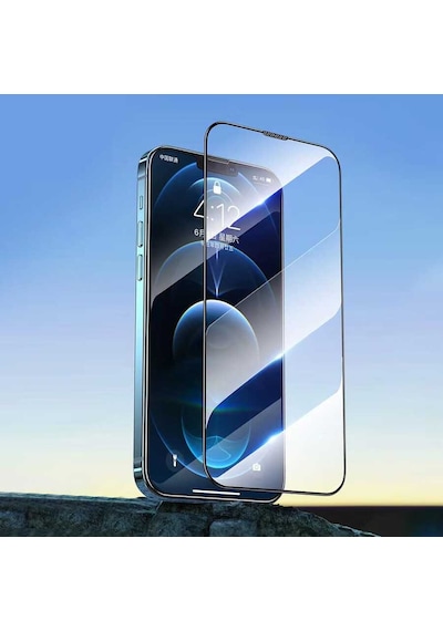 Vendas Apple Uyumlu iPhone 15 Pro Max  Warrior Super Hardness Tempered Cam Ekran Koruyucu 2 Adet