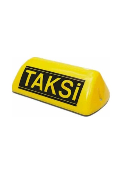 Taksi Levhası Camı Sarı Yazısız Model