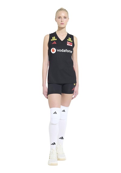 Adidas Türkiye Milli Takım Kadın Siyah Voleybol Forma Km7476