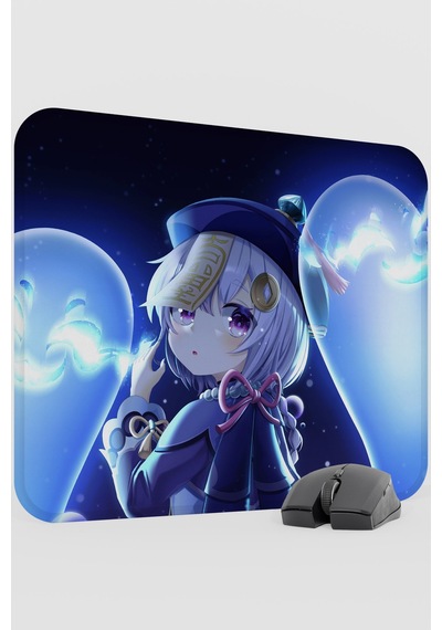 Qiqi Genshin Impact Anime Gacha V1 - 48x40 Xl Gaming Mouse Pad Fare Altlığı