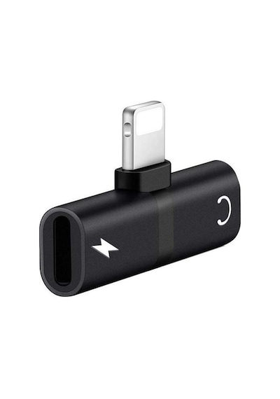 Apple Uyumlu iPhone  Lighting Kare Giriş Kulaklık Ve Şarj Çoklama Başlık Adaptör