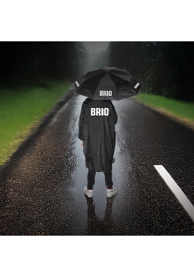 Brio Tam Otomatik Fiber Telli Şemsiye Siyah