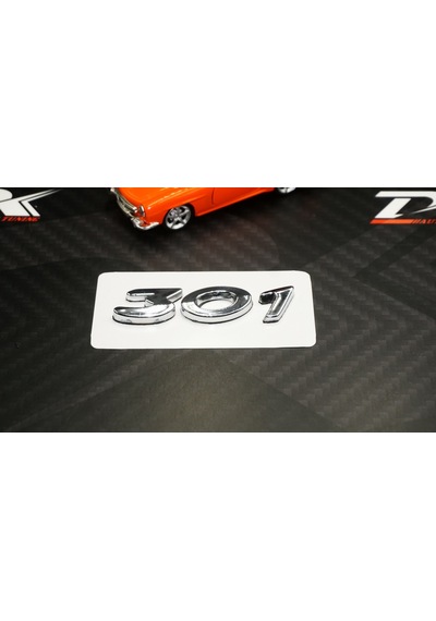 Peugeot 301 Bagaj Krom Abs 3M 3D Yazı Logo Amblem