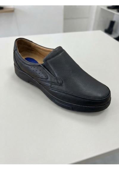 Slope 3960 Siyah Comfort Ortopedik Bağcıksız Günlük Erkek Ayakkabı
