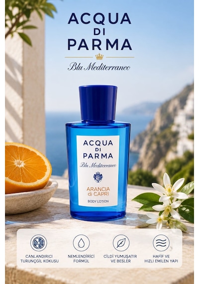 Acqua Di Parma Blu Mediterraneo Arancia Di Capri 4 Lü Premium Bakım Seti 75 Ml