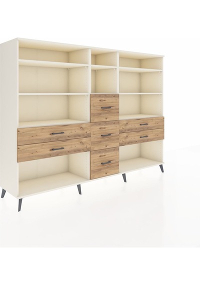 Hyperion Dolap 8 Raflı 7 Çekmeceli 220x44x163 Aytaşı-aytaşı/çam Aytası/atlas Çam - Aytası Hyperion Dolap 8 Raflı 7 Çekmeceli 220x44x163 Aytaşı-aytaşı/çam Aytası/atlas Çam - Aytası