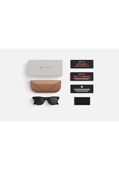 Ray-ban Meta Gen 2 Wayfarer Rw4012 601st3 50-22 Grafit Polarize Camlı Mat Siyah Yapay Zekâlı Akıllı Güneş Gözlüğü