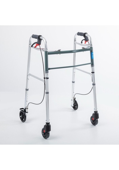 Comfort Tage Orginal Frenli Yürüteç 4 Tekerlekli Katlanır Walker Tekerlekli Hasta Yürüteci