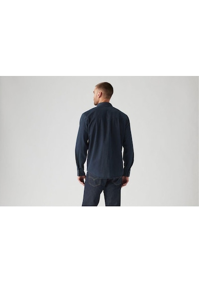 Levi's Sawtooth Rlx Fit Western Burke Overdye A5751-0007 Erkek Siyah Gömlek-5047 Siyah