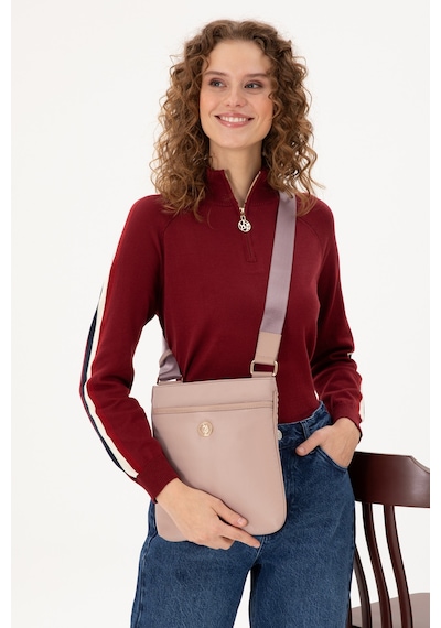 U.S. Polo Assn. Kadın Bej Kapitone Çapraz Çanta 50300296-VR011
