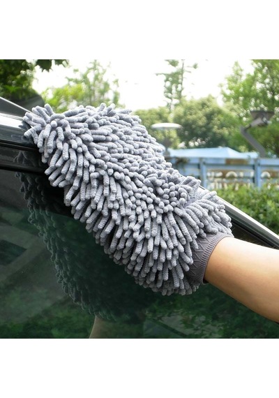 1 Adet Chenille Mitt Mikrofiber Oto Yıkama Temizleme Eldiveni