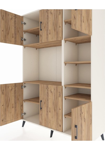 Hyperion Dolap 10 Raflı 6 Kapaklı 132x44x195 Aytaşı-çam/çam Aytaşı Hyperion Dolap 10 Raflı 6 Kapaklı 132x44x195 Aytaşı-çam/çam Aytaşı