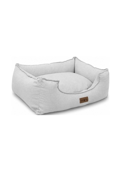 Premium Kedi Ve Köpek Yatağı Kafa Destekli Kaydırmaz Taban Yıkanabilir Fermuarlı Çift Taraflı Minder %100 Boncuk Elyaf Beyaz 1607705791